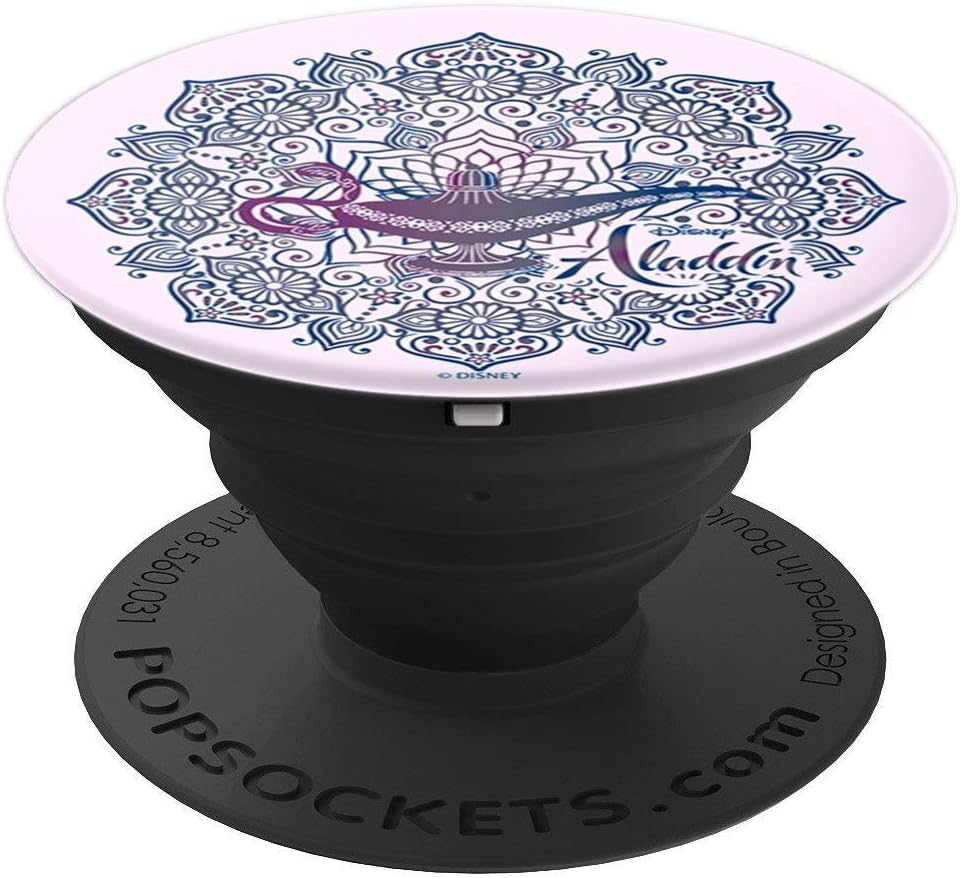 Disney Aladdin Live Action Genie Lamp Mandala PopSockets Grip and Stand for Phones and Tablets