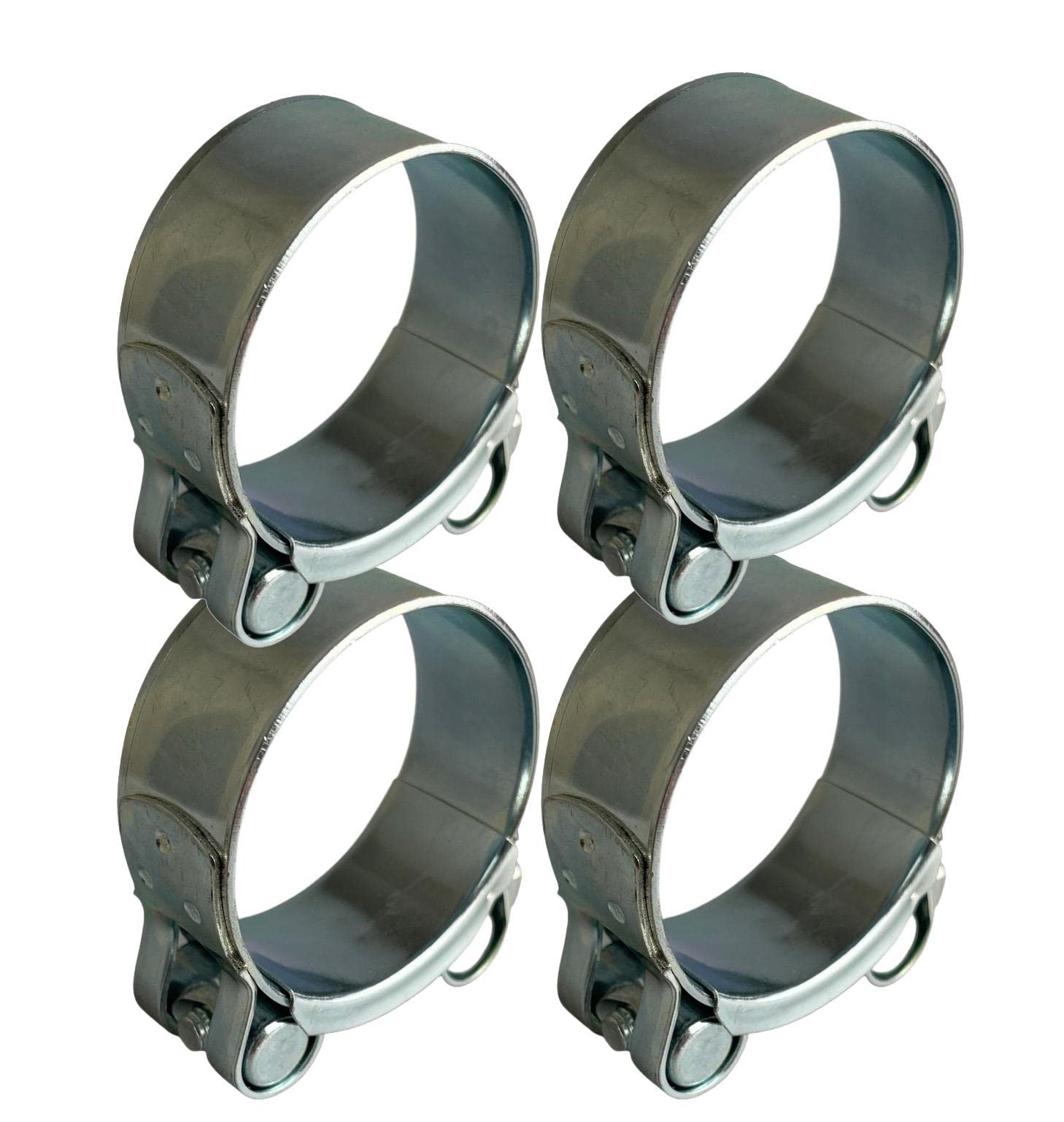 Boltza® Single Bolt Hose Super Clamp 32-35mm Clip Silicone Rubber Exhaust x4