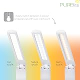 PURElite 2in1 Lamp Torch Rechargeable Desk Table Light LED 180° view 7