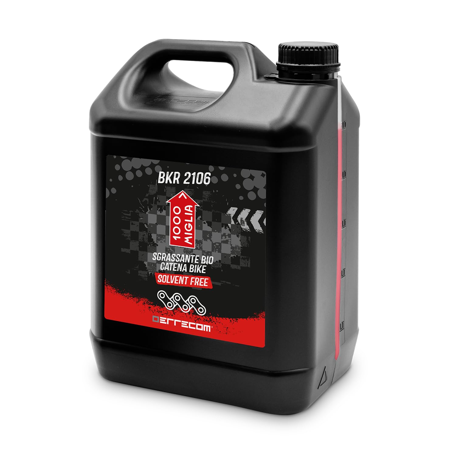 Errecom 1000 Miglia BKR 2106 Bike and Motorbike Chain Degreaser, Biodegradable and Solvent-Free Formulation, 5 L Tank