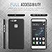 Huawei P9 Case - MoKo Advanced [Anti-Slip] [Scratch-resistant] Armor Series TPU Bumper & Hard PC Back Shock Absorbing Protective Cover for Huawei P9 5.2 Inch Smartphone 2016 Release, BLACK