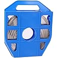 VOTOER 3/4" Width 304 Stainless Steel Banding Strapping Band Strap Tools for Strapping 0.03" Thick Coil, 100 Feet Roll, in Blue Tote
