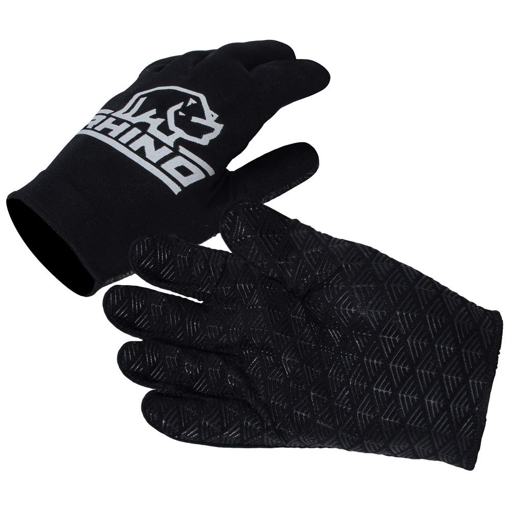 Rhino Pro Full Finger Mitts BLACK SIZE MB/LB