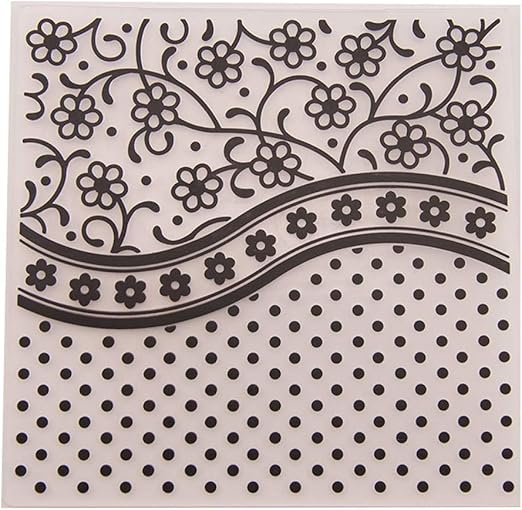 Amazon Com Shoresu Plastic Embossing Folder Stencils Template