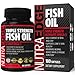 TRIPLE STRENGTH Fish Oil 180 Softgels - Ultimate Omega-3, 3000mg Fish Oil, High Content of DHA & EPA, No Fishy Aftertaste, Supports Joint & Skin Health, Maintains Normal Heart, Brain & Immune Function