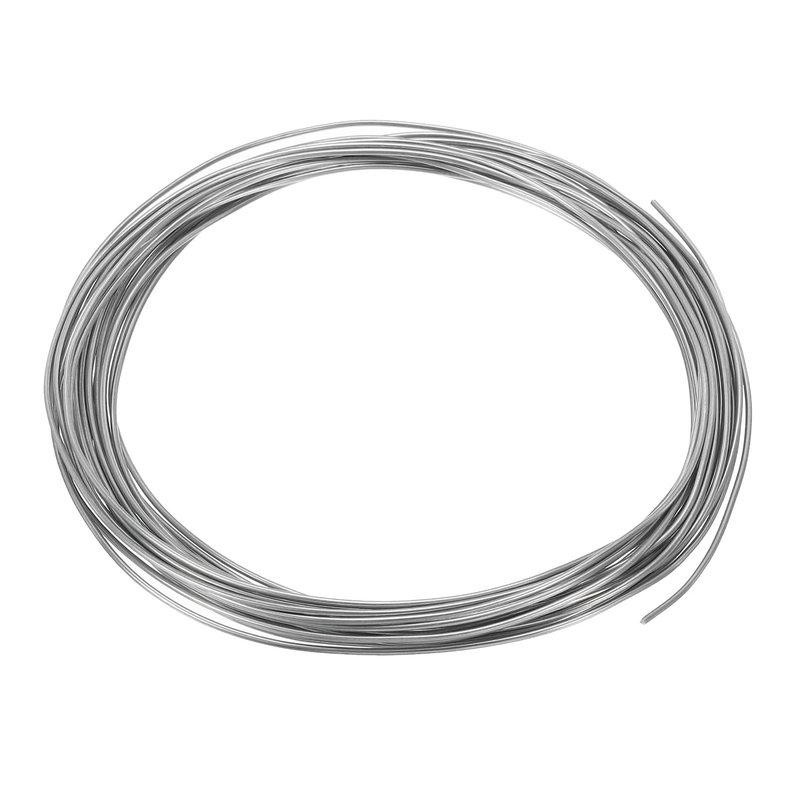 PATIKIL 99.99% High Purity Zinc Wire, 20 Gauge Pure Zinc Wire 1mm Soft Beading Wire Lab Scientific Experiment Zinc Wire Tool (16.4Ft/Roll)