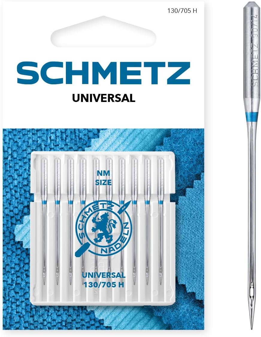 SCHMETZ Universal Sewing Machine Needles 130/705 H size 110/18 10pc with box
