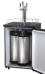 Kegco HBK309X-3 Keg Dispenser, 3 faucet without