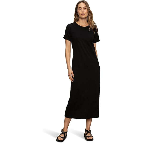 Sanctuary Women's Side Tie T-Shirt Dress White/Black Stripe 4 X