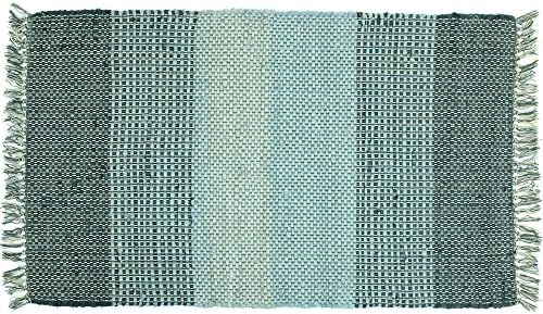 Lancaster Blue 30"x50" Rag Rugs