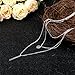 Thunaraz 2Pcs Layered Choker Necklace for Girls Womens Choker Necklace Set Multilayer Chain Stick Pendant Necklece 15''