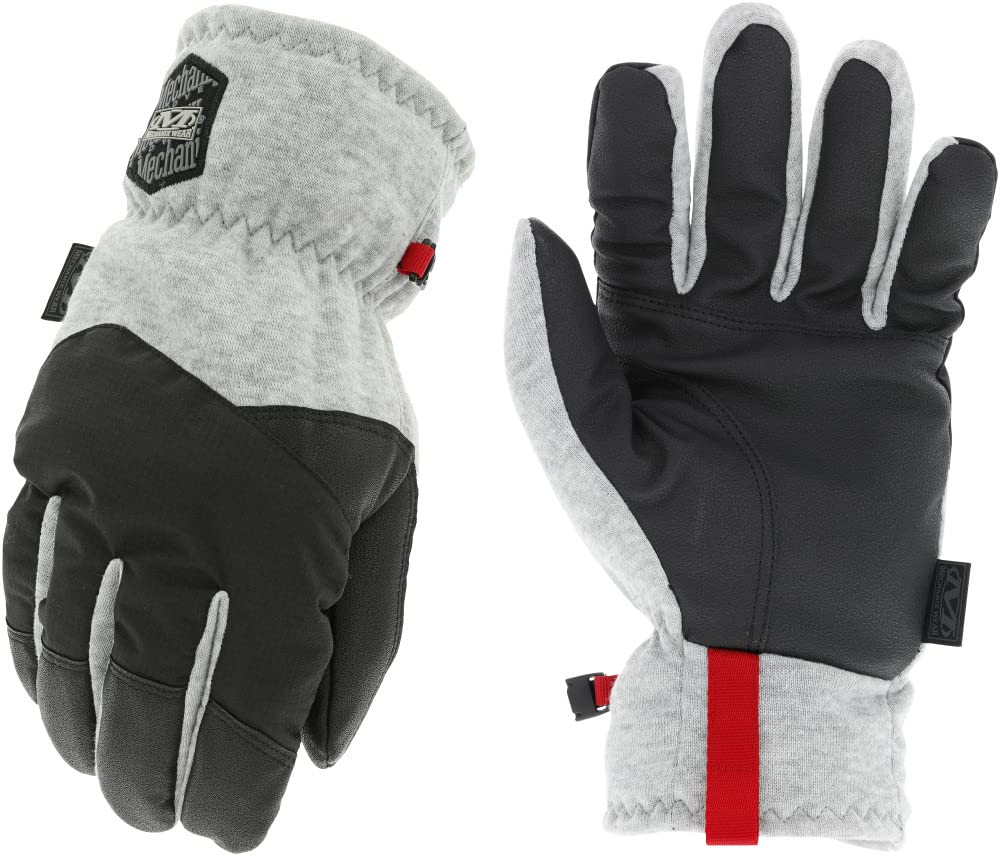 Mechanix Wear: ColdWork Guide Winter Work Gloves, Water Resistance Gloves, 40g PrimaLoft Insulation, Touch Capable Winter Gloves for Men, For Mild Winter Weather (Gray/Black, Men's Large)