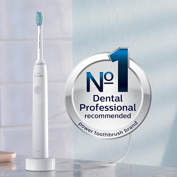 PHILIPS SONICARE 1100 POWER TOOTHBRUSH, RECHARGEABLE ELECTRIC TOOTHBRUSH, WHITE GREY HX3641/02