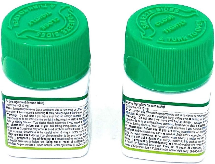 Zyrtec Allergy Relief Tablets, 140 Count: Health & Personal Care