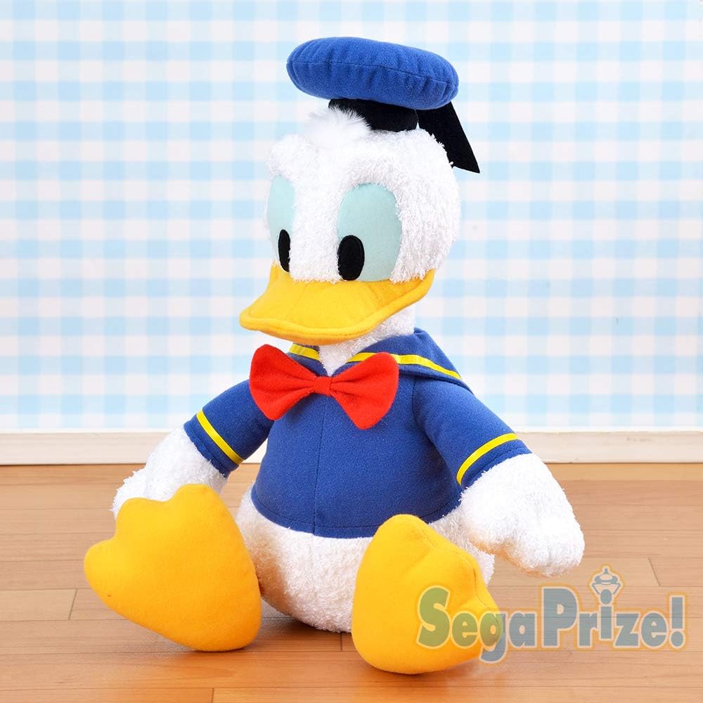 Amazon Co Jp ドナルドダック メガジャンボ ふわふわ ぬいぐるみ Big 約38cm 家電 カメラ