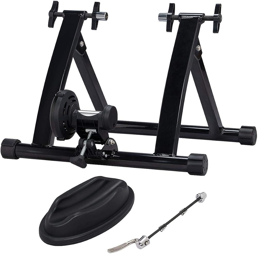 Yaheetech Bike Trainer Stand Indoor Turbo Trainer Magnetic Resistance Foldable