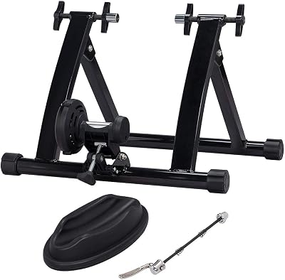 Yaheetech Bike Trainer Stand Indoor Turbo Trainer Magnetic Resistance Foldable