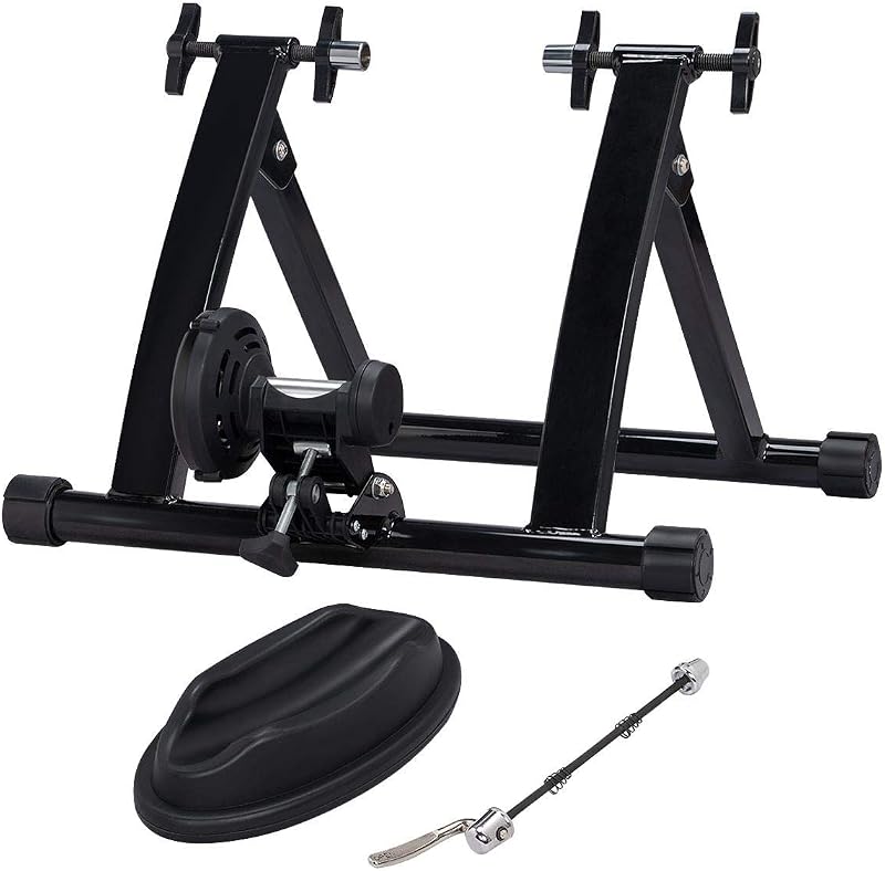 Yaheetech Bike Trainer Stand Indoor Turbo Trainer Magnetic Resistance Foldable