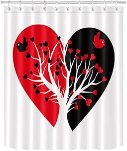 N / A Cortina De Ducha Impermeable Alfombra De Suelo Creativo áRbol En