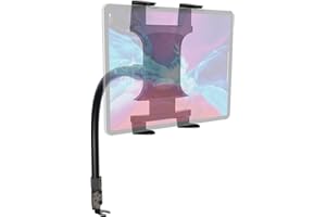 ARKON Mounts - Car Tablet Mount with 22-inch Arm and Seat Rail Attachment | Gooseneck Tablet Holder | Aluminum Construction | Ideal for Cars and Trucks