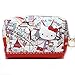 Hello Kitty Makeup Bag, Perfect Cosmetic Bag for Travel, Brushes, and Accessories, Great gifts for her, girls and kids (Ferris)