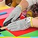 NoCry Cut Resistant Gloves for Kids - High Performance Level 5 Protection, Food Grade. (XXXS)