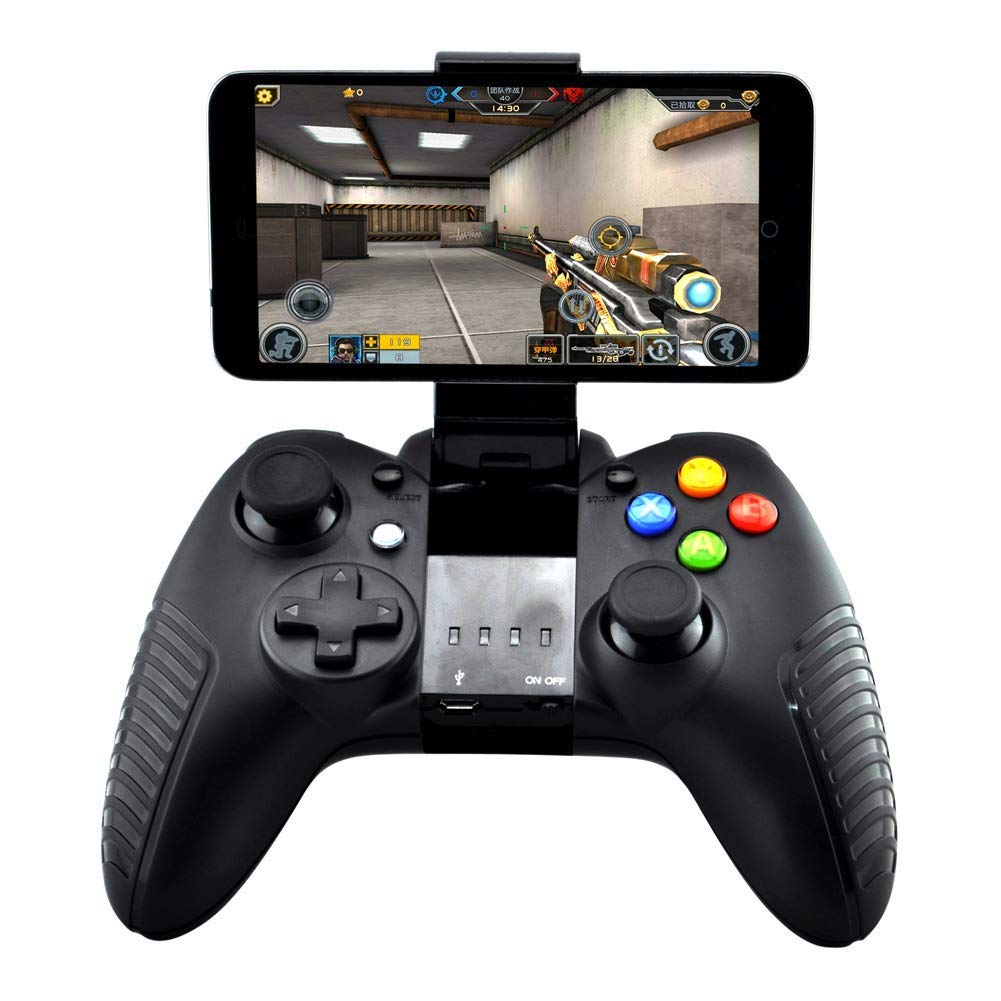 HQYXGS Gamepad Controller, Game Controller, Wireless 4.0 Gamepad Android iPhone Ipad Compatible, Dou