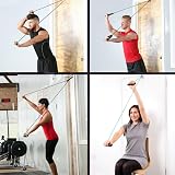 FFDASHUN Shoulder Exercise Pulley for Physiotherapy Doorway Green view 5