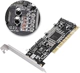 Diyeeni 4-Port PCI SATA RAID Controller Card 1.5Gbps with Low Profile view 2