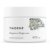 THORNE - Magnesium Bisglycinate - Powdered Magnesium Formula - Supports Restful Sleep, Muscle Relaxation, Heart Health & Metabolism* - NSF Certified for Sport - Gluten, Dairy & Soy-Free - 60 Servings