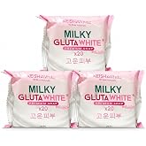 KEISHA White Skin Naturals Milky GlutaWhite Premium Soap 70g x 3 Bars