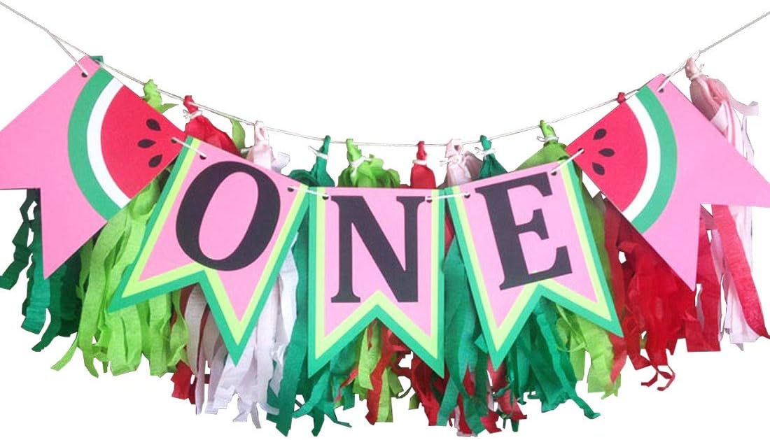 Best one in a melon high chair banner