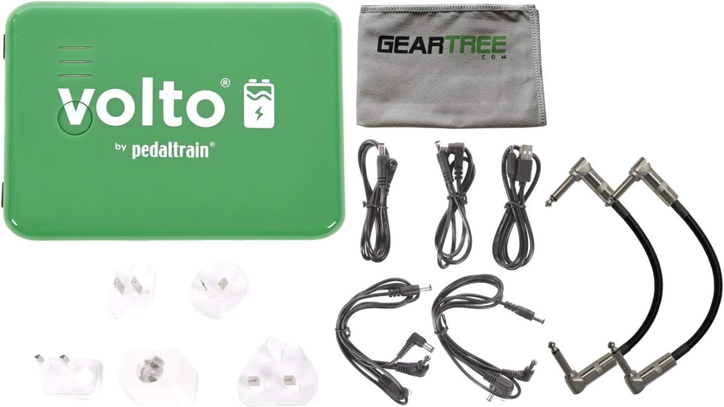 Pedaltrain PT-VT3 Volto 3 Power Supply w/Polish Cloth and 2 Patch Cables