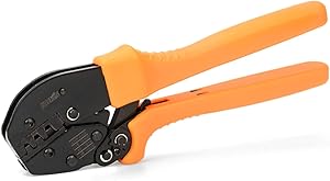 IWISS Ratcheting Wire Crimping Tool for 15, 30 and 45 AMP Power Connectors AWG 20-10