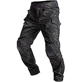 YEVHEV G3 Combat Pants Tactical Trousers Military Apparel Camouflage Clothing Paintball Gear with Knee Pads for Men