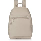 Hedgren Vogue Backpack Small Cashmere/Beige One Size | Rear Zip Main Access, Padded Tablet Pocket, RFID-Blocking Security, Adjustable Straps &amp; Water-Repellent Nylon - 5.86 L