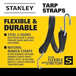 STANLEY S300441 Black 41" All-Weather Rubber Bungee