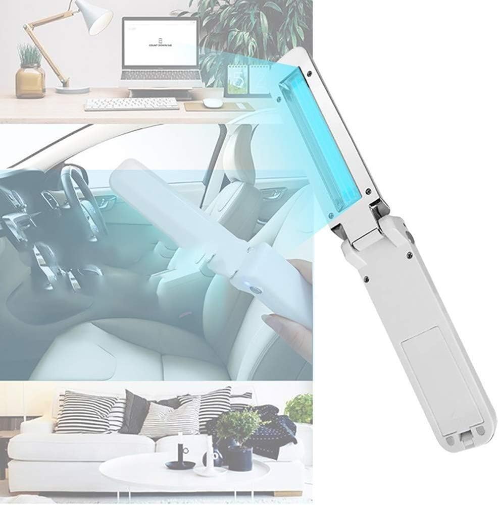 ZLHW UV Handheld Sanitizer Light, Portable Travel Sanitizing Wand, UV Light Mini Sanitizer Travel Wand for Cell Phone, Smartphone, Kids Toys, Bathroom, Cosmetics Foldable