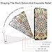 iPhone 6s Plus Case,MIZOO Ultra Thin Soft Silicone 3D Relief Printing Design and Full Protective Cover for iPhone 6 Plus,Glasses Screen Protector Film Included as a Gift (5.5 Inch) (Flower Totem-01)
