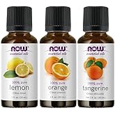 Now Foods 3-Pack Variety of Now Essential Oils Citrus Blend - Orange, Tangerine, Lemon