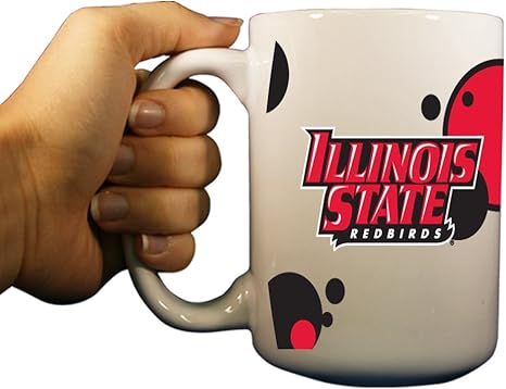 Amazon Com Victorystore Ceramic Mugs Illinois State University Circle Background Coffee Mug 15 Ounces Kitchen Dining