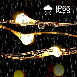 Moobibear LED String Lights 99ft UL Listed Plug in