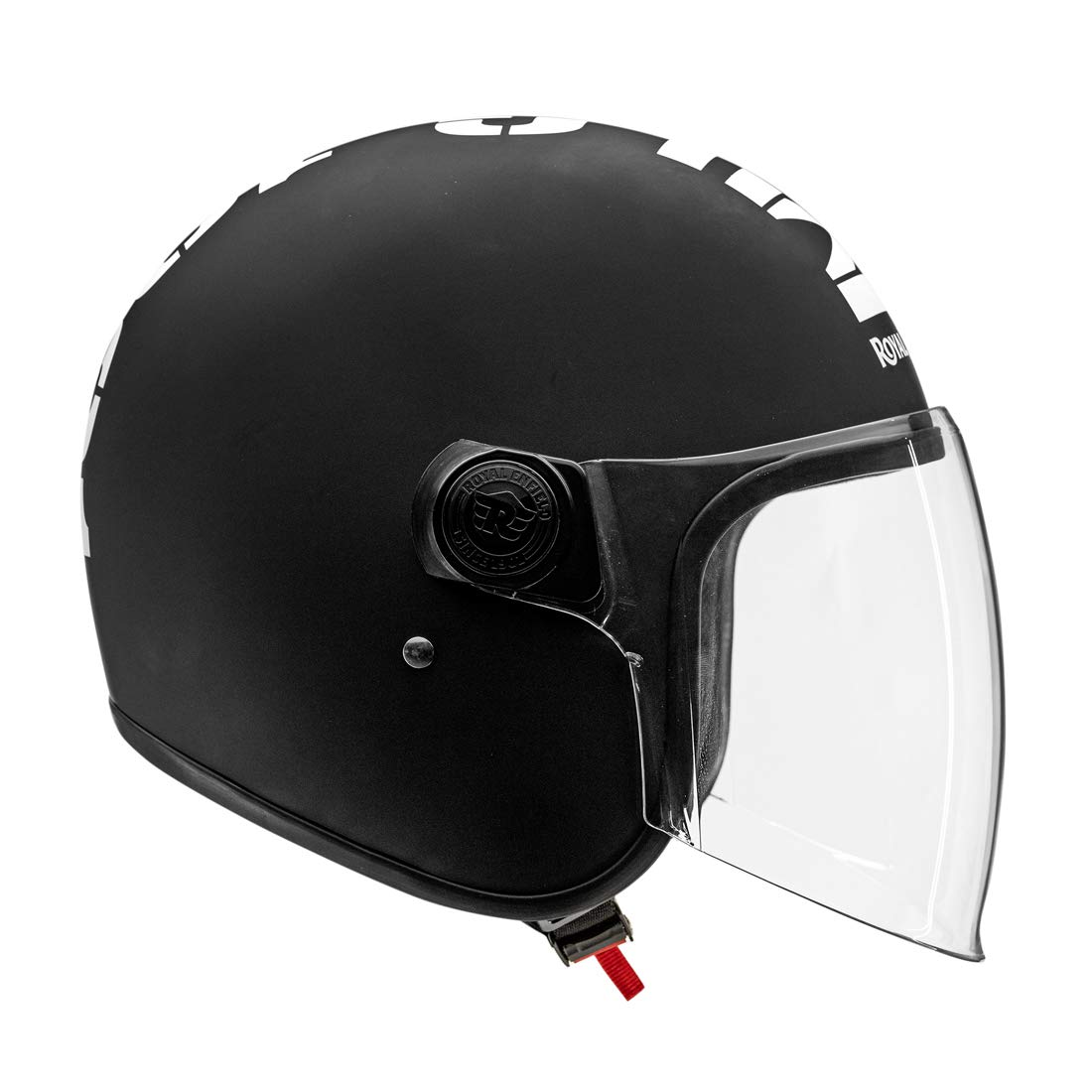 Open Face with Visor Helmet Matt Black 