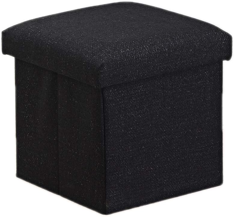 ALYR Taburetes Otomana De Almacenamiento Cuadrado, Plegable Otomanas Y