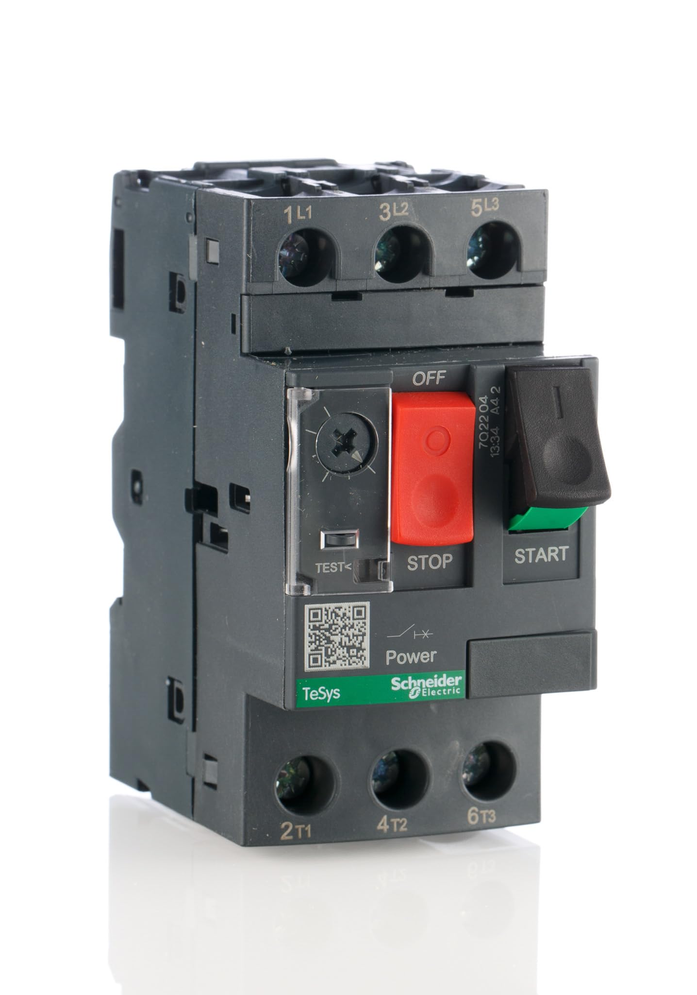 Schneider Electric TeSys GV2 - Motor Circuit Breaker, 3 Pole, 9-14A, Thermal Magnetic, Toggle Control, Screw Clamp Terminals, GV2ME16
