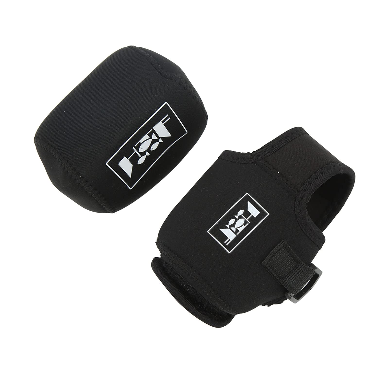 BORDSTRACT 2PCS Fishing Reel Cover, Neoprene Impact Resistant Elastic Fishing Reel Pouch, Protective Fishing Reel Case, Reel Cover for Bait Casting Sea Fly Ice Fishing