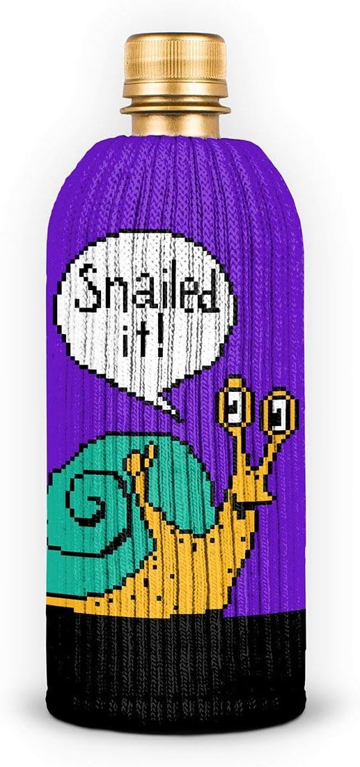 FREAKER Fits Every Bottle Can Beverage Insulator, Stops Bottle Sweat, Snailed It Nailed Slug