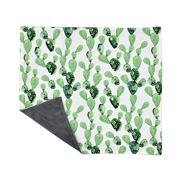 cactus baby blanket