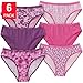 Calvin Klein Girls Graphic Bikini Panty Underwear Comfort stretch- 6 Pack (X-Large, New 2017-Assorted,Prints -Solid Pink/Purple)