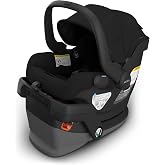 UPPAbaby Mesa V3 Infant Car Seat with Base, Insert &amp; SmartSecure - James | Suitable for infants from 4-30 lbs, No-rethread harness, Base included, 25 Headrest positions